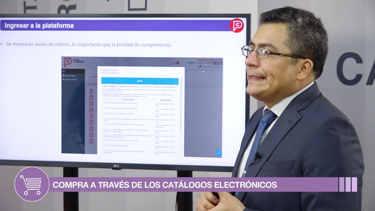 Charla: ¿Cómo comprar a través de los  Catálogos Electrónicos de PERÚ COMPRAS?