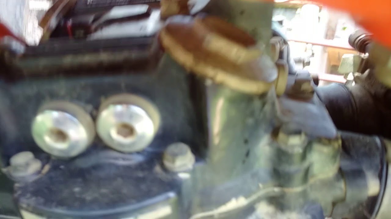 1985 Honda XR200 RFVC Four Valve Dual Carb Valves Adjusted