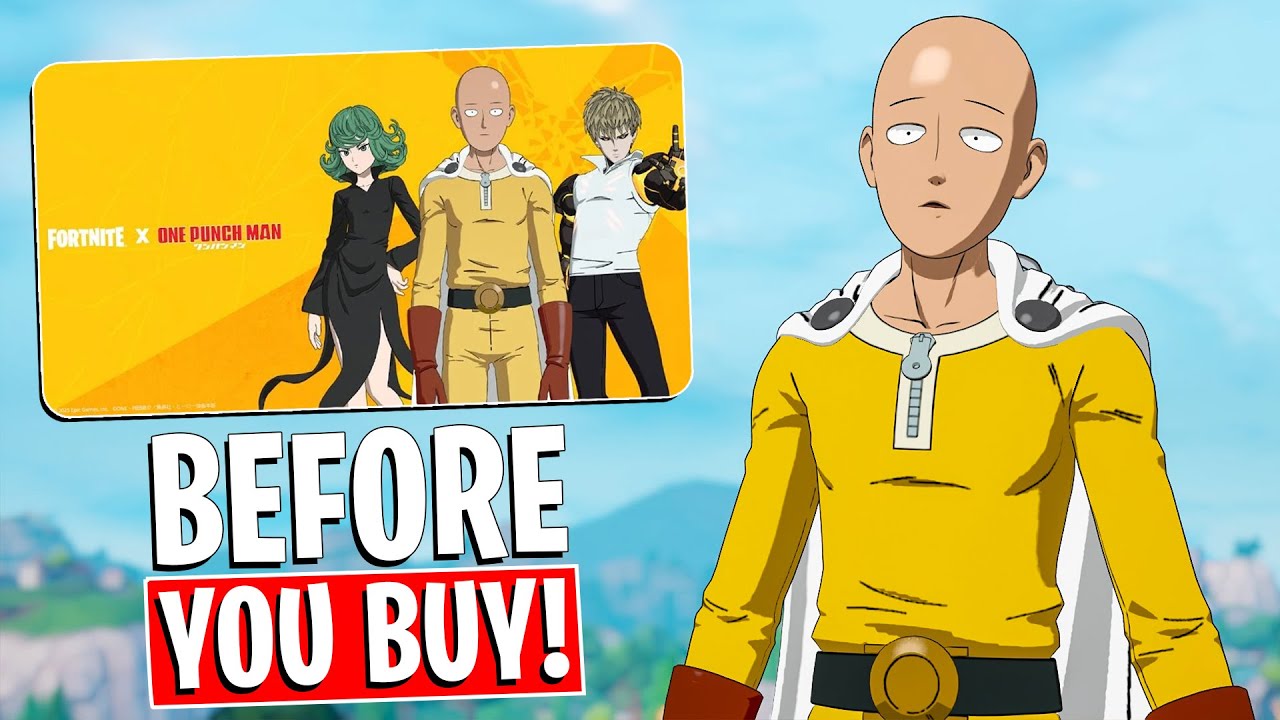 ONE PUNCH MAN Bundle! Reactive Tests, Gameplay and More!  (Fortnite)