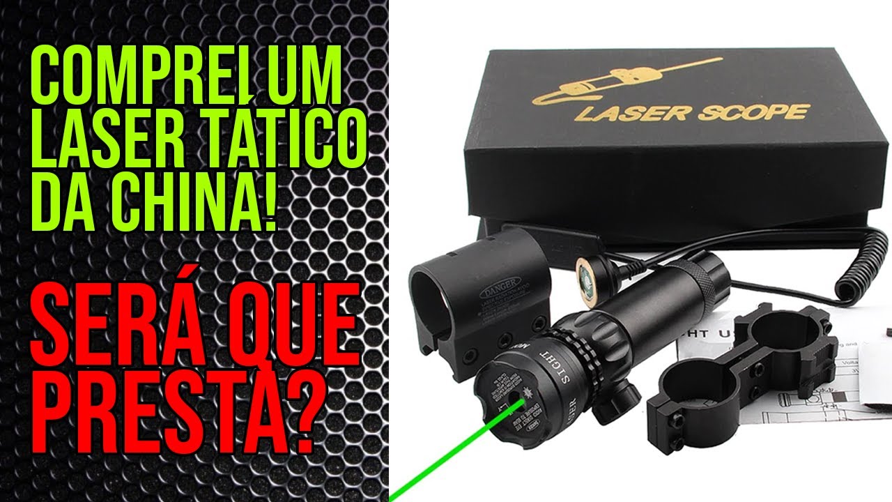 Descubra os Segredos do Laser Tático Chinês - Vale a Pena? #chumboestreladeprata