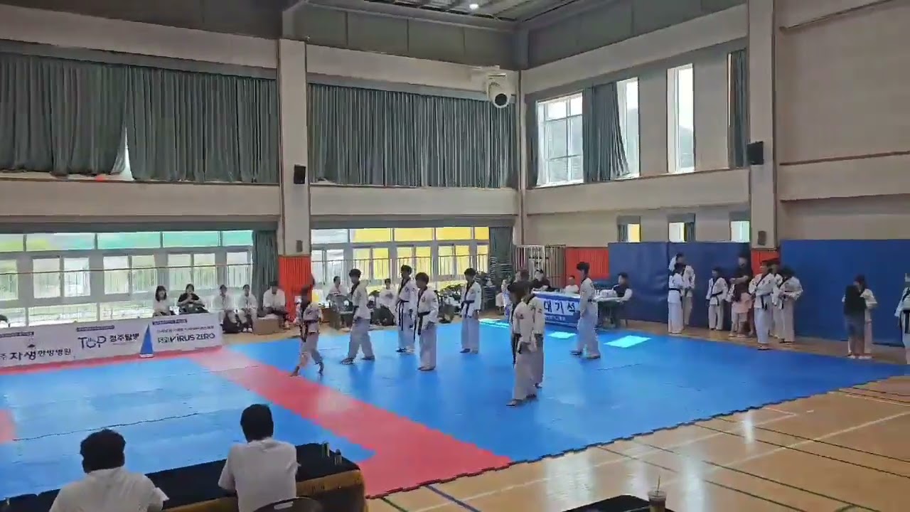 2024년 충청북도생활체육대회(영동군) 9월 8일 단양군 청학합기도 단체연무