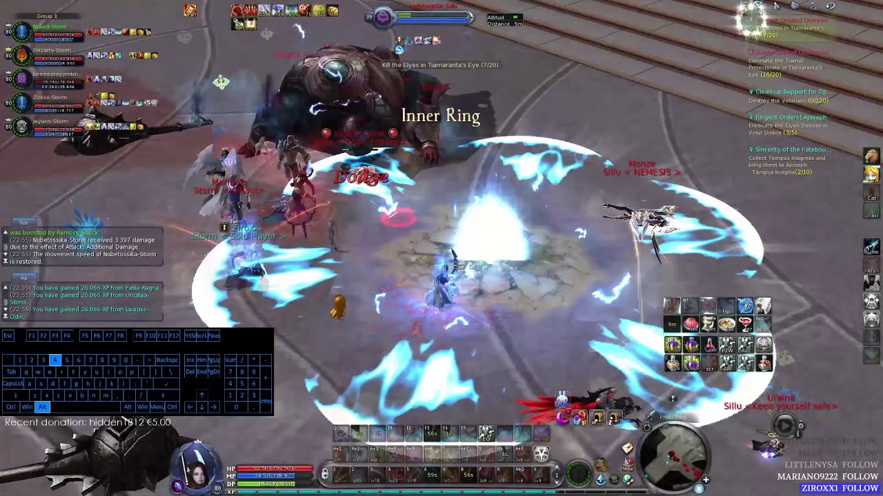 Aion 7.7 Gladiator Pvp Highlight - Another Night In Tiamarata Eye