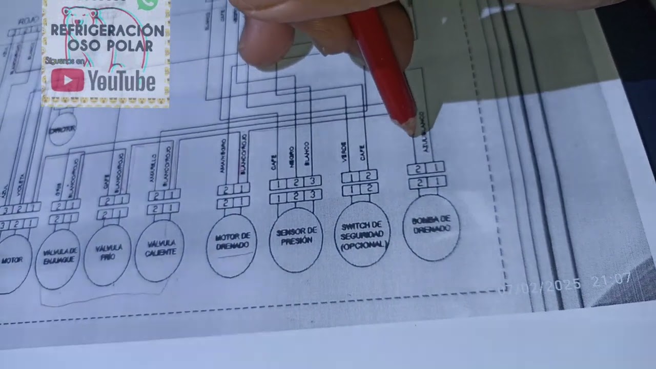 CÓMO LEER EL DIAGRAMA ELÉCTRICO DE UNA LAVADORA AUTOMÁTICA winia digital. fácilmente