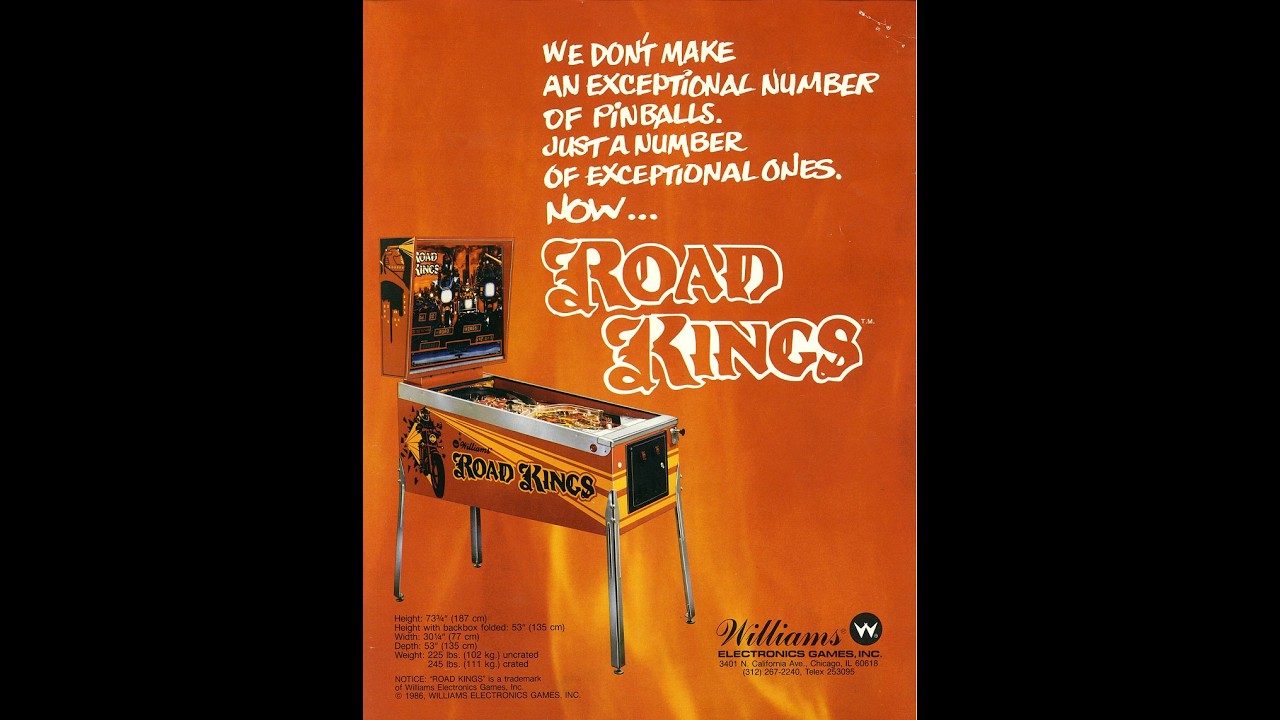 Road Kings Pinball Soundtrack (Williams, 1986)