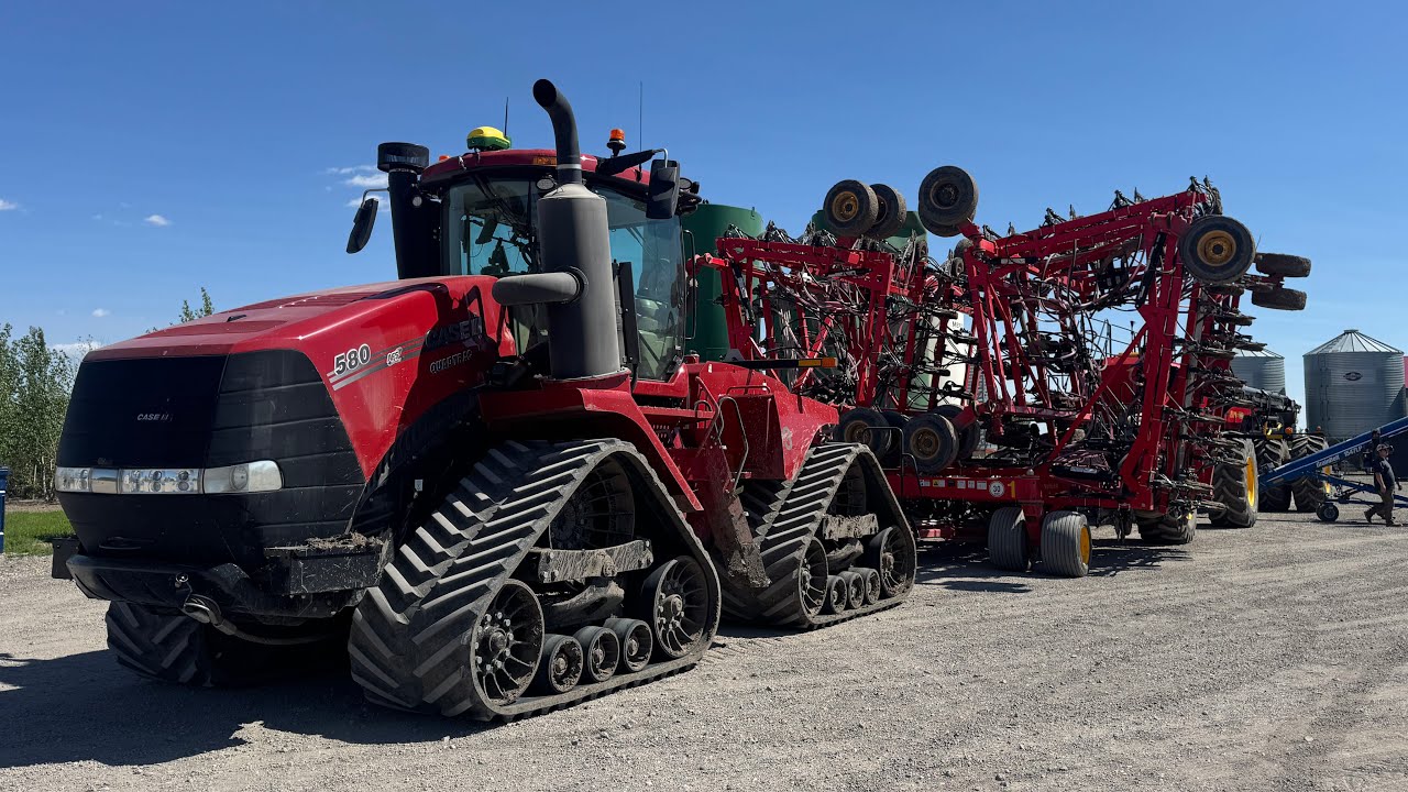 RFV - Richards Farms Ventures / BIG-Seeding 2025 / 3x Case 580 Quadtrac & John Deere 616R Sprayer
