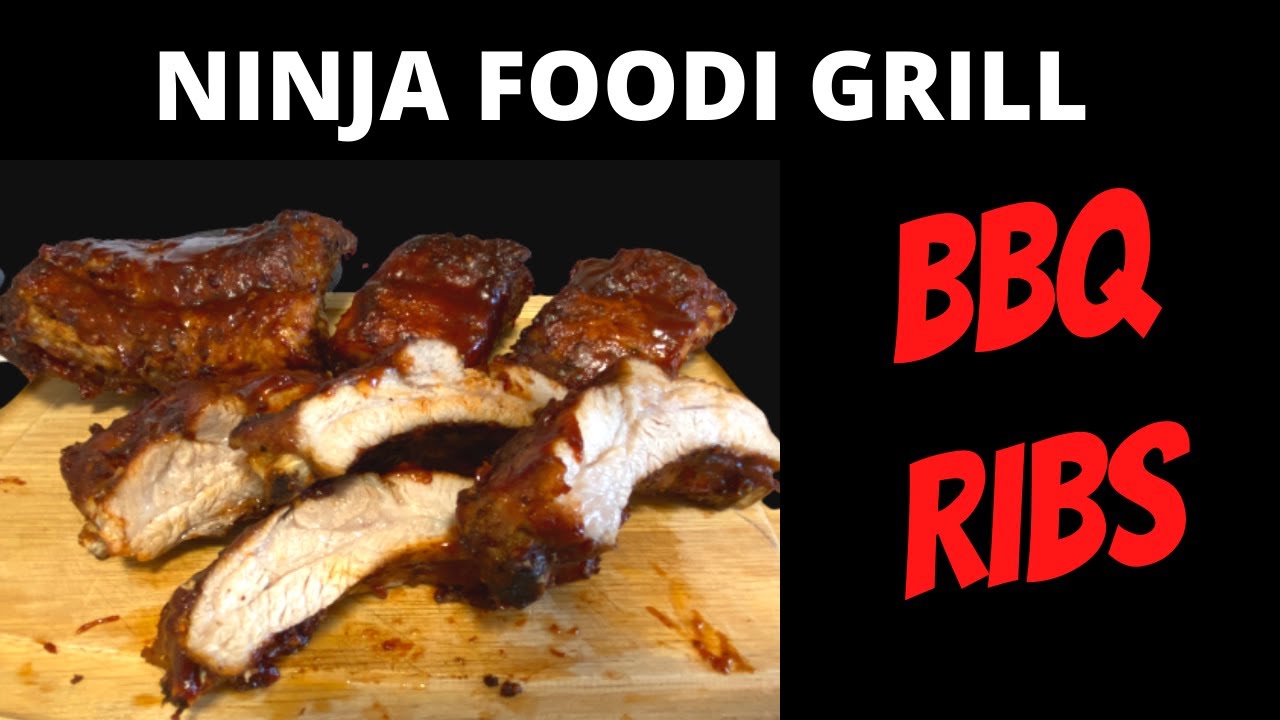 Ninja Foodi Grill - Air Fryer  - BBQ RIBS - In Under an Hour!
