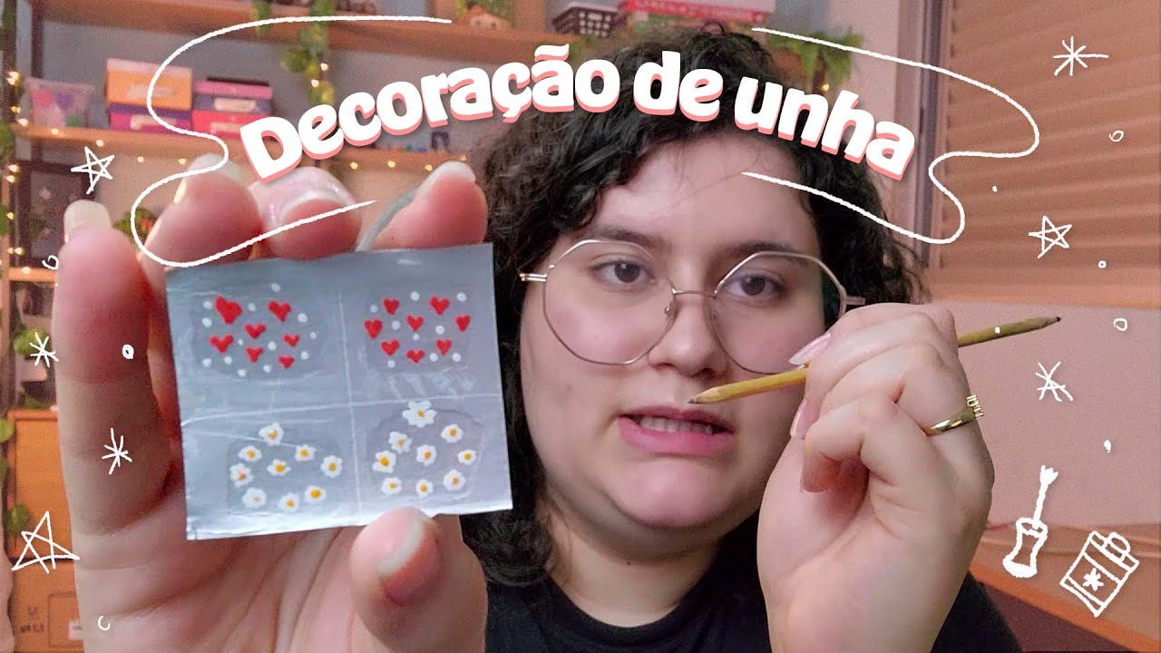 Como eu fiz adesivos de unhas com caixa de leite DIY