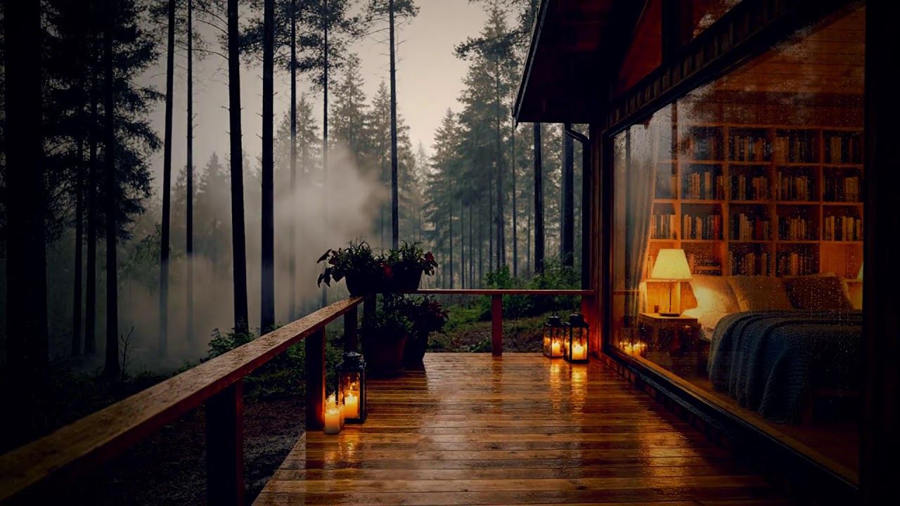 Relaxing Music for Peaceful Night Sleep 🌠 Stress Relief, Deep Rest, Calm Body and Mind, Rain Sound