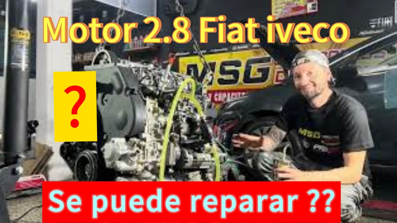 Motor 2.8 Fiat iveco no lo cambiés ! Por un motor AP Vw , Costos  de una restauración a fondo !!