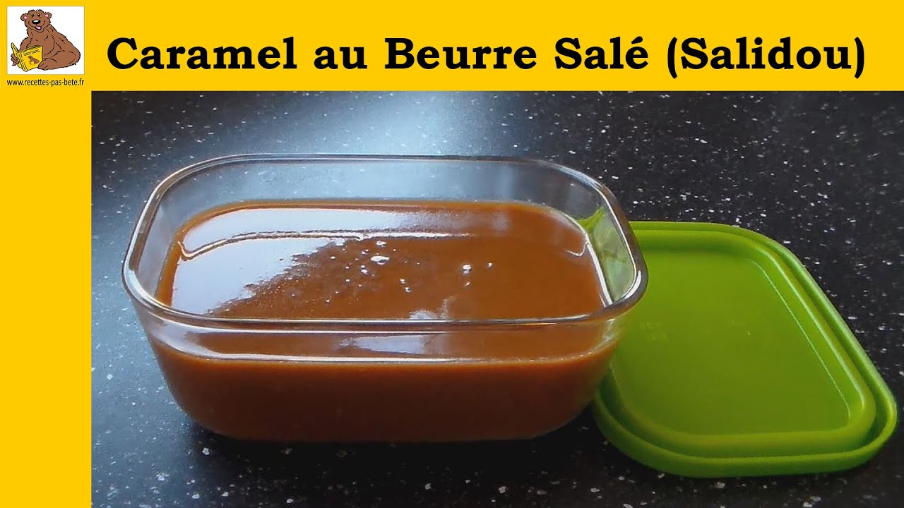 caramel au beurre salé (salidou) (recette rapide et facile) HD