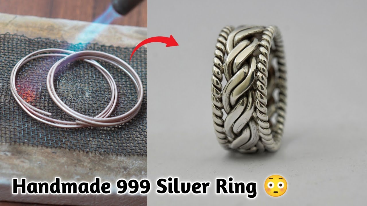 How to Make a Stunning Braided 999 Pure Silver Ring | Step by Step Tutorial