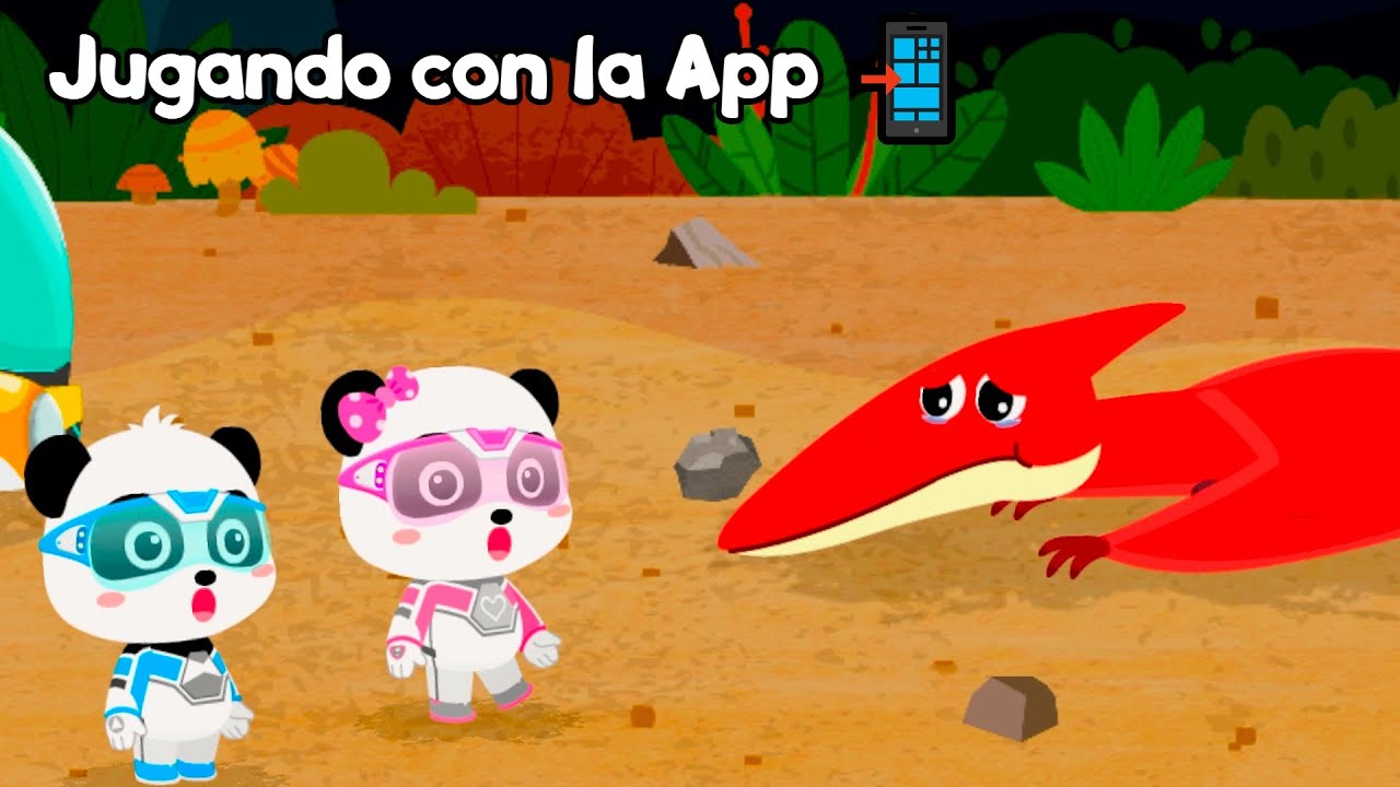 📲 CUIDADO de los DINOSAURIOS APP BABYBUS en Español