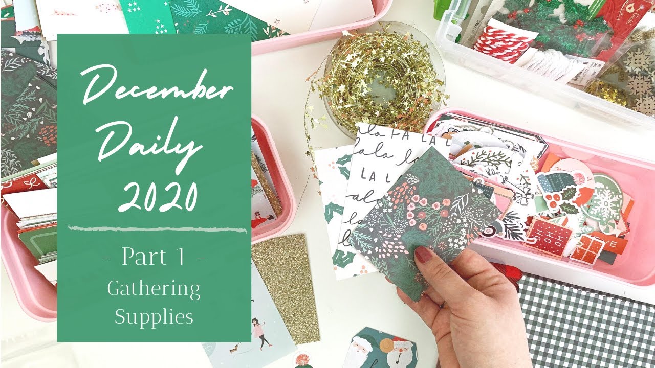 December Daily 2020 | Part 1 | Putting the Kit Together | Merry Days | Giveaway | Project Life