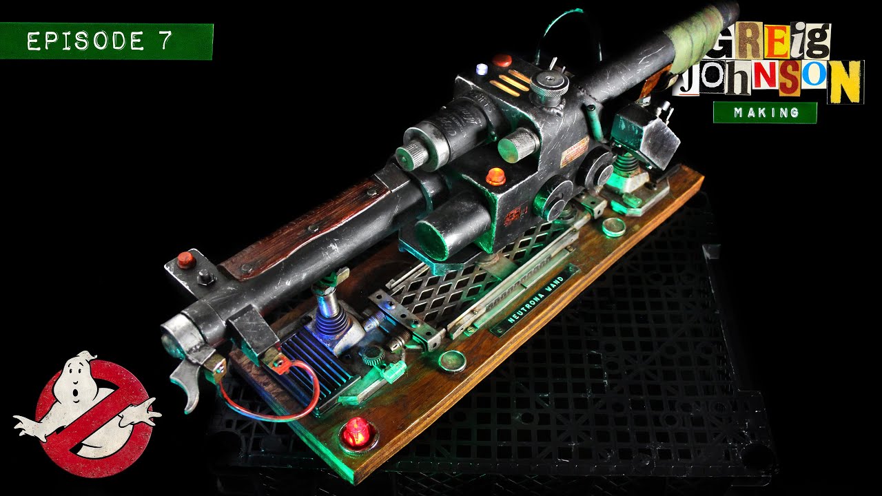 Making upgrades to a Ghostbusters neutrona wand & display base