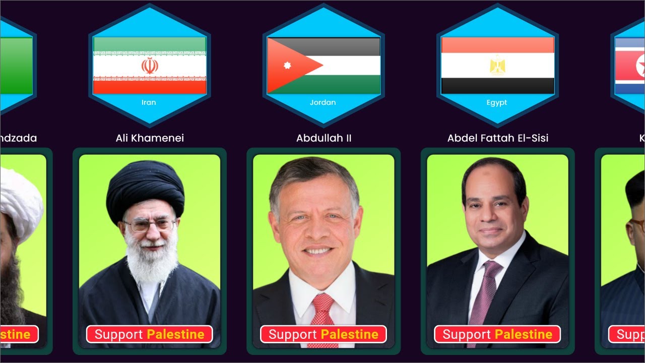 State Leaders Who SUPPORT Palestine