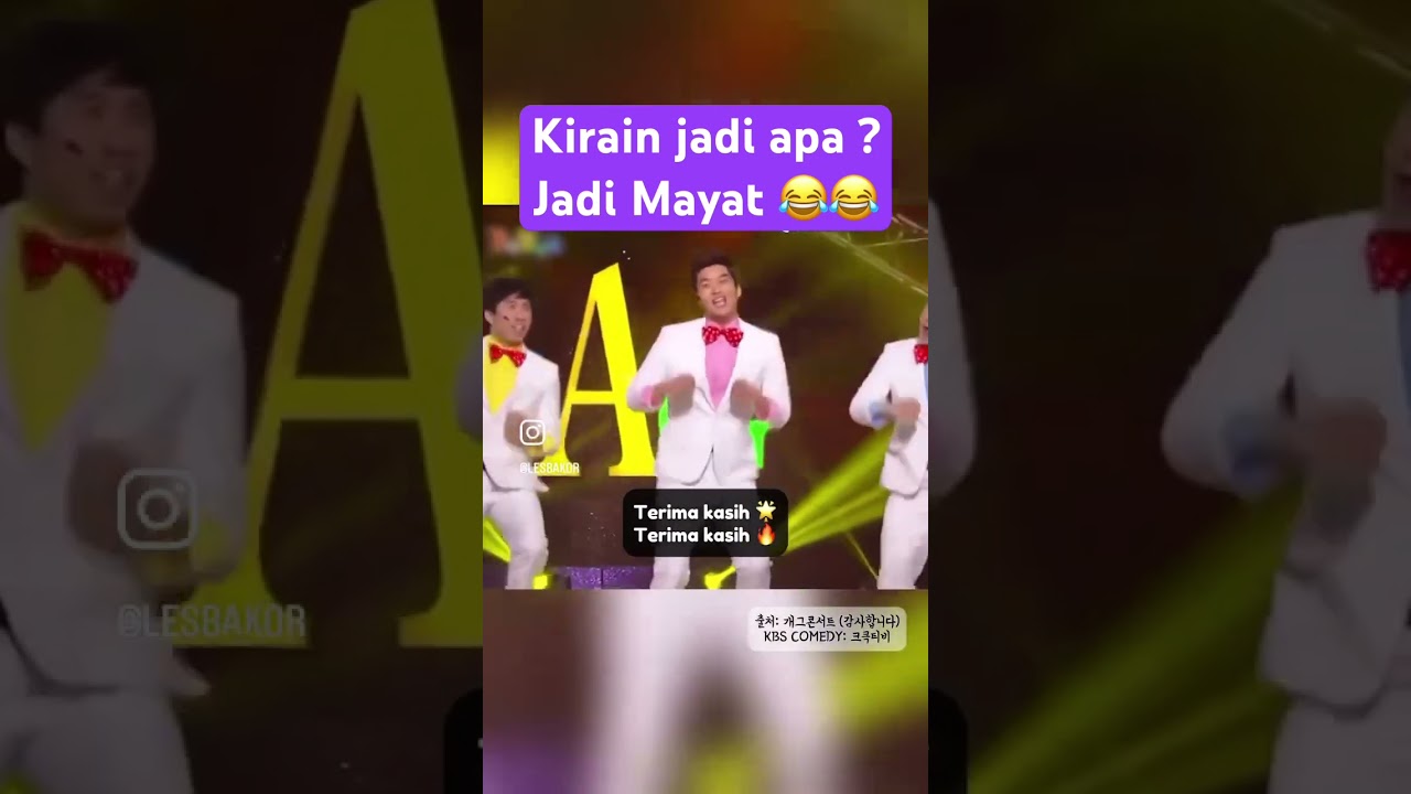 Kirain jadi apaan ? Wkwkwkwk #gagconcert #kamsahamnida #kbscomedy #funnyshorts