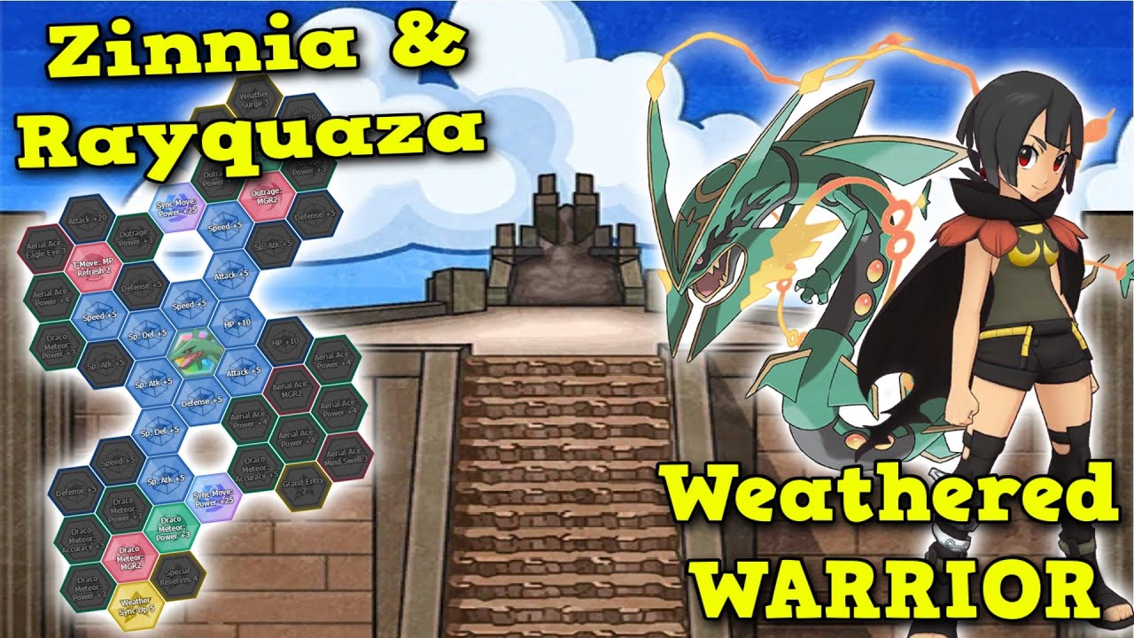 The Climate COMMANDER! Zinnia & Rayquaza Sync Grid Guide! | Pokemon Masters EX