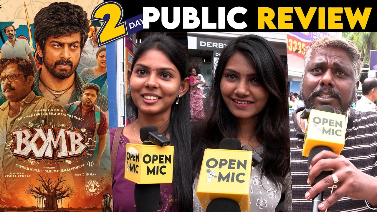 Day 2 Bomb Public Review | 2nd Day Bomb Public Review | Arjun Das | Kali Venkat
