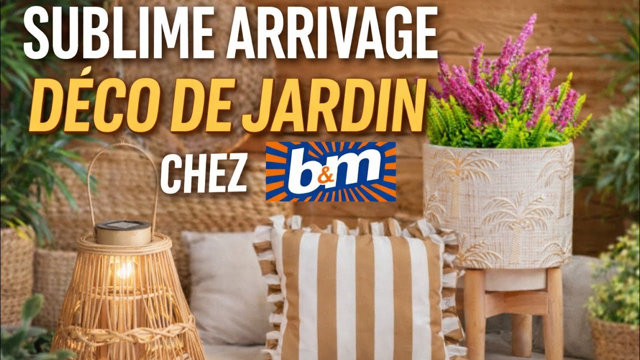 🌿 MAGNIFIQUE COLLECTION BOHÊME CHIC🤍 DÉCO DE JARDIN CHEZ B&M 🌷