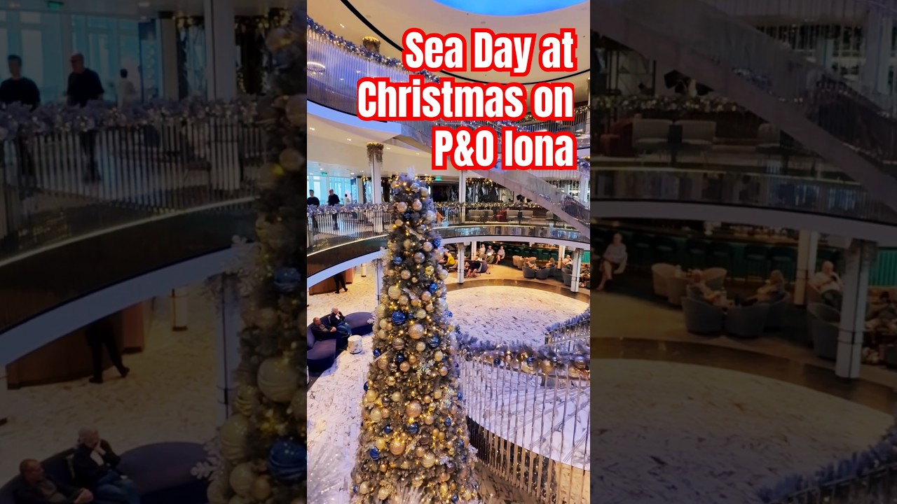 Проведите со мной день в море на Рождество на борту P&O Iona! 