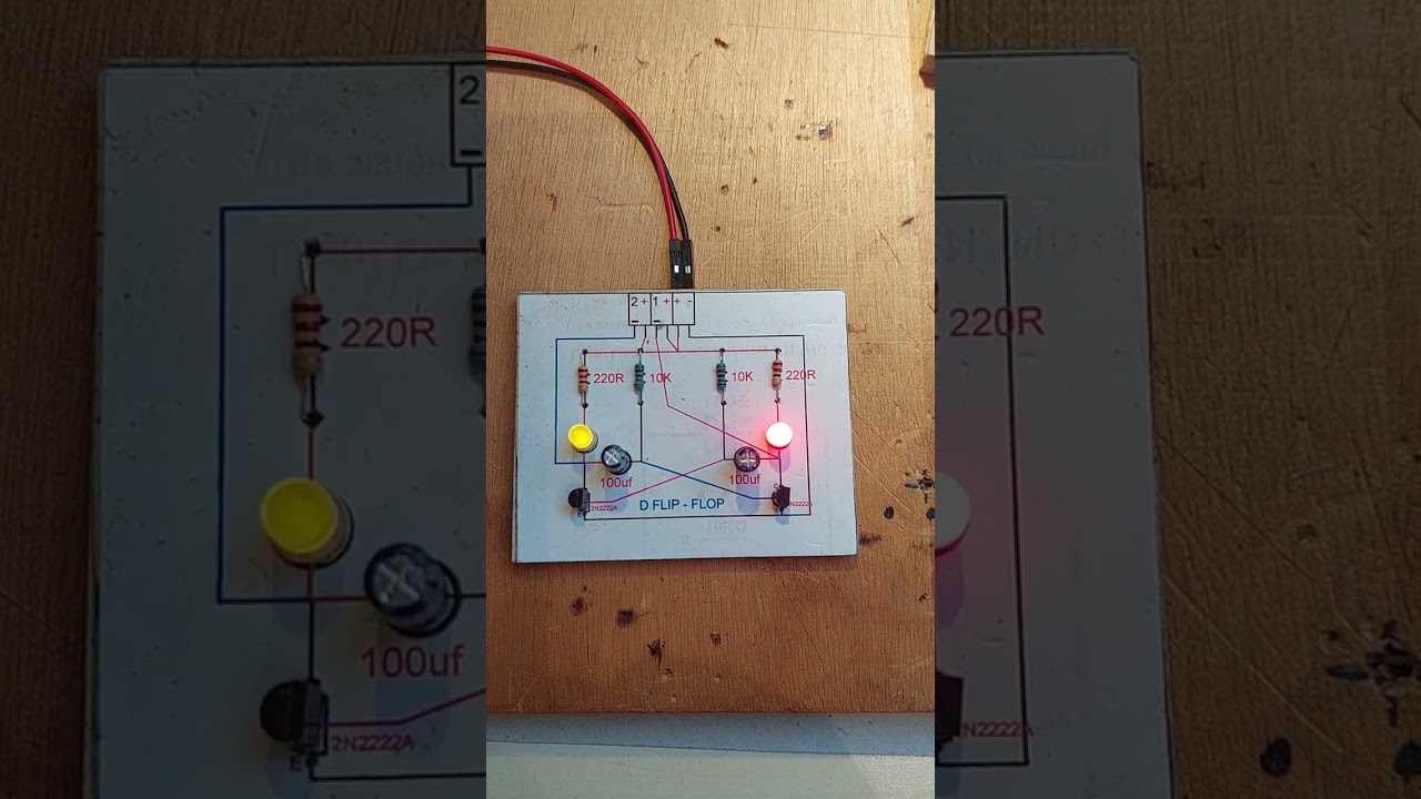 Flip Flop with Transistors |How to Use  transistors in Board