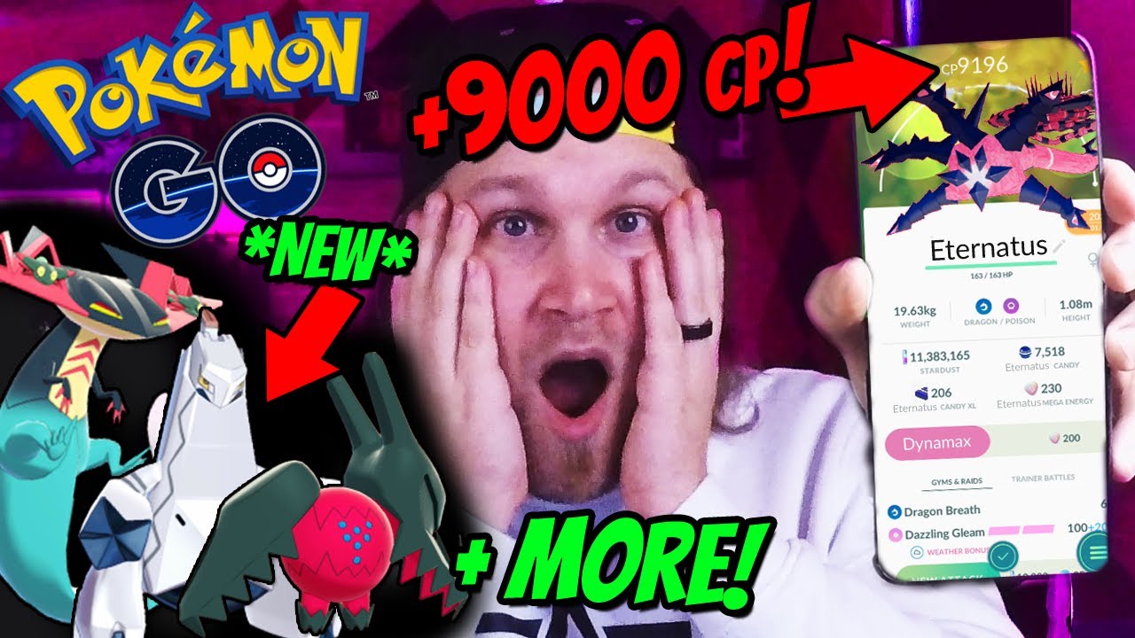 *NEW* GEN 8 DRAGON Types Coming to Pokemon GO - Eternatus, Dragapult, Duraludon, Regidrago & More!