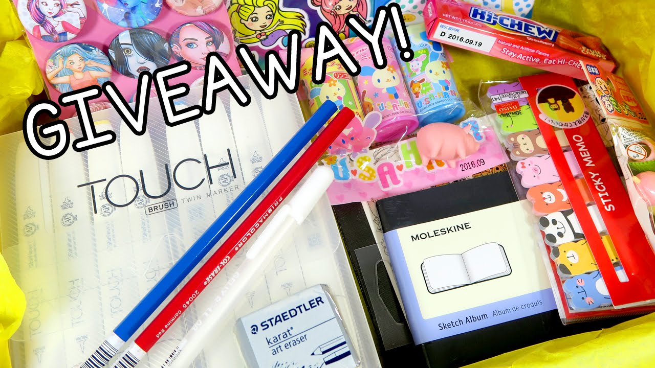 ART SUPPLY GIVEAWAY!