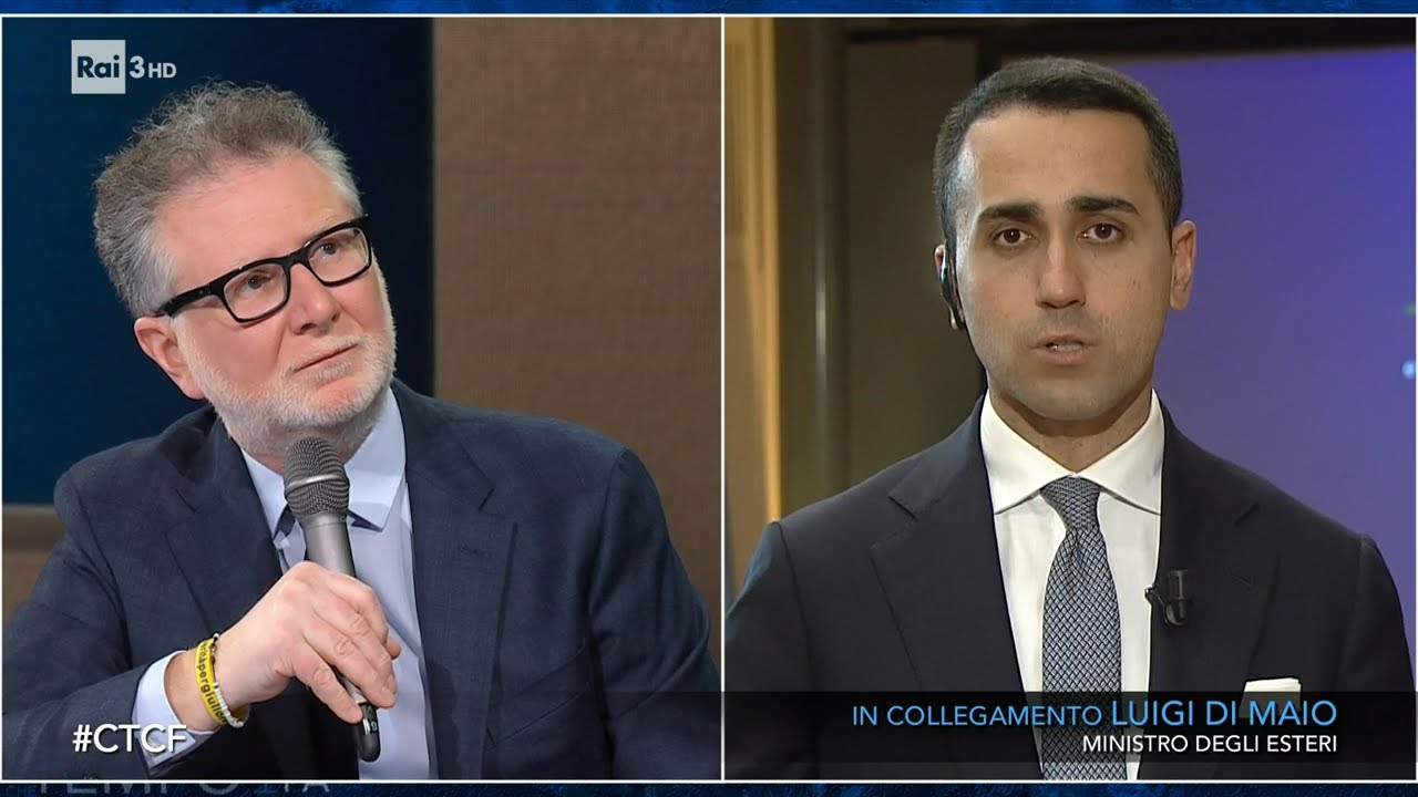 Il Ministro degli Esteri Luigi Di Maio - Che Tempo Che Fa 06/03/2022