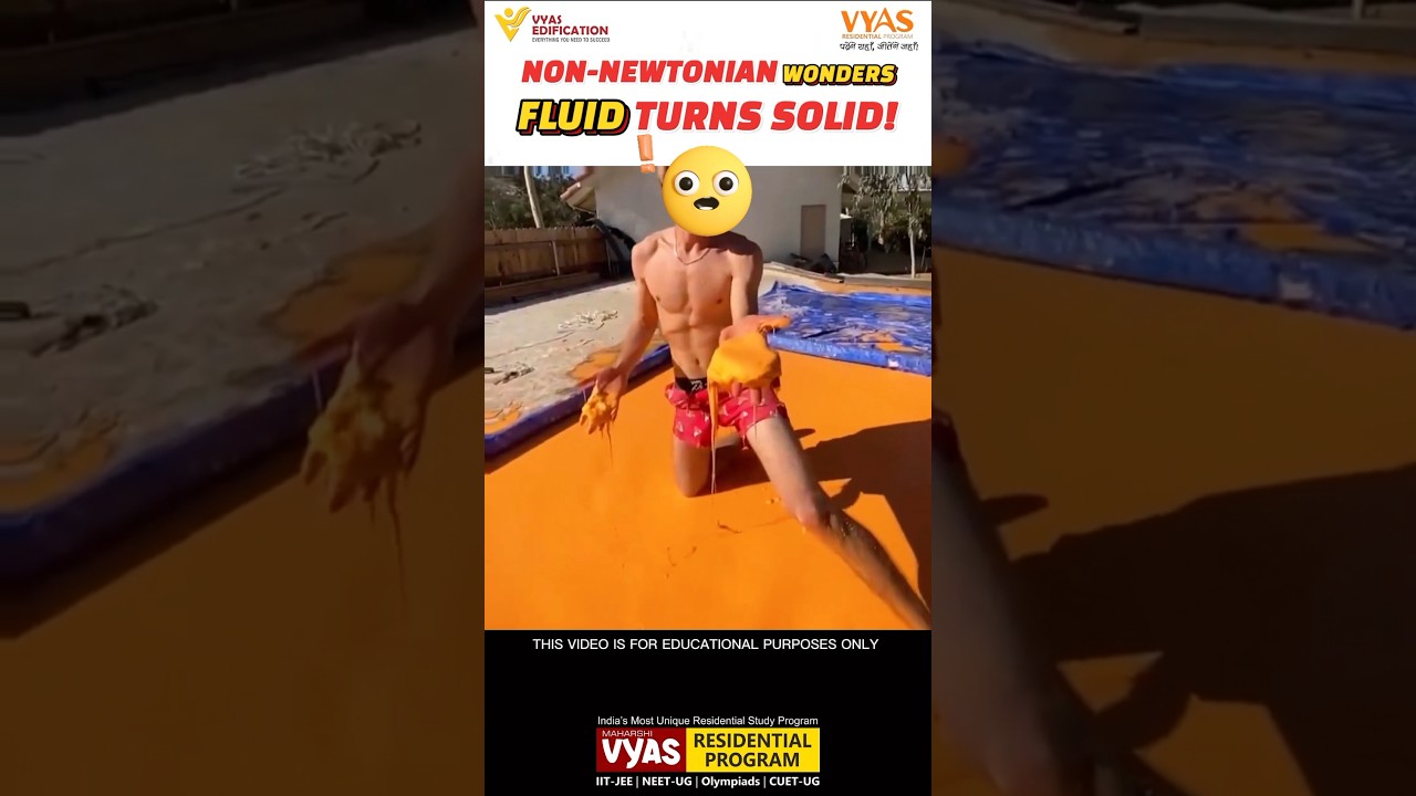 Non-Newtonian Wonders Fluid Turns Solid!