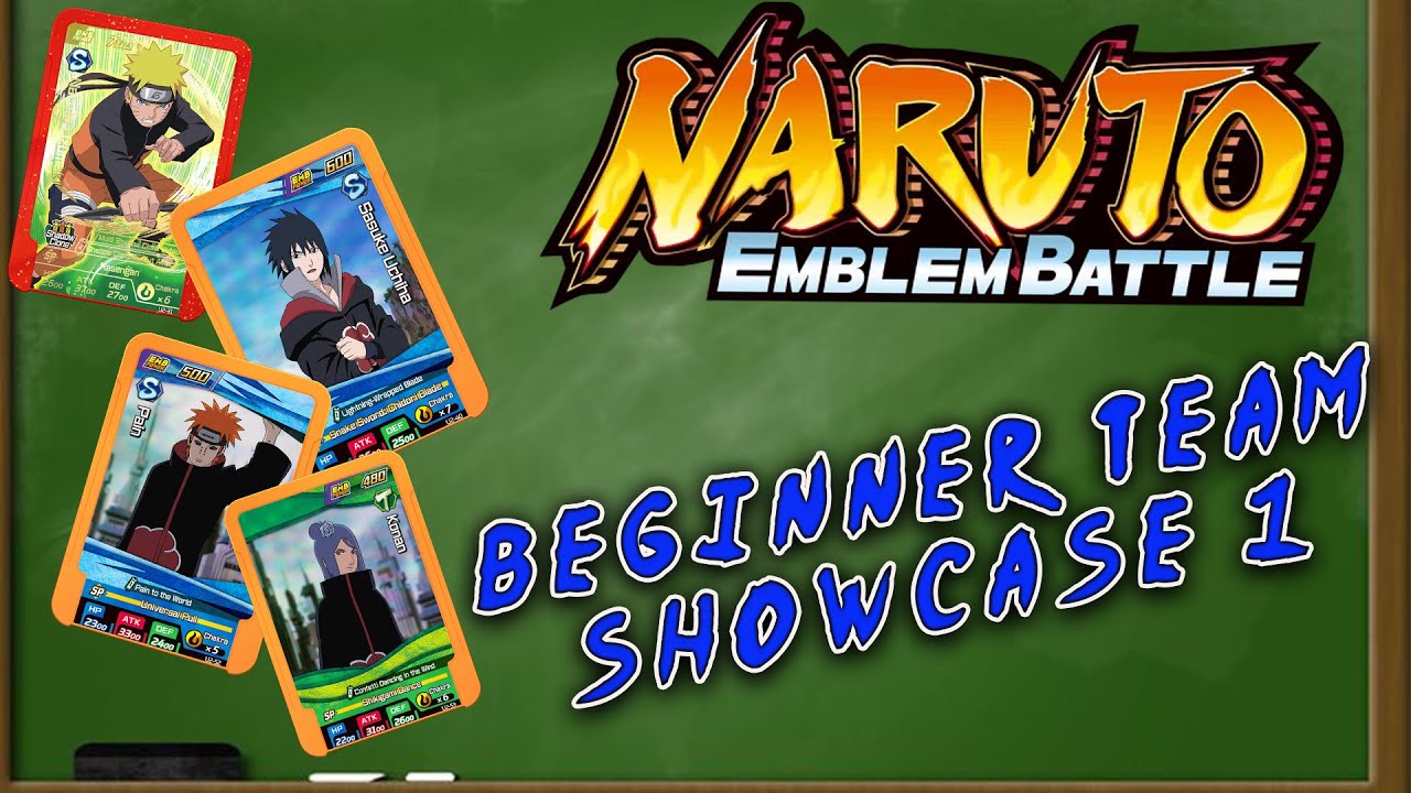 Beginner Team Showcase 1 | Naruto Emblem Battle