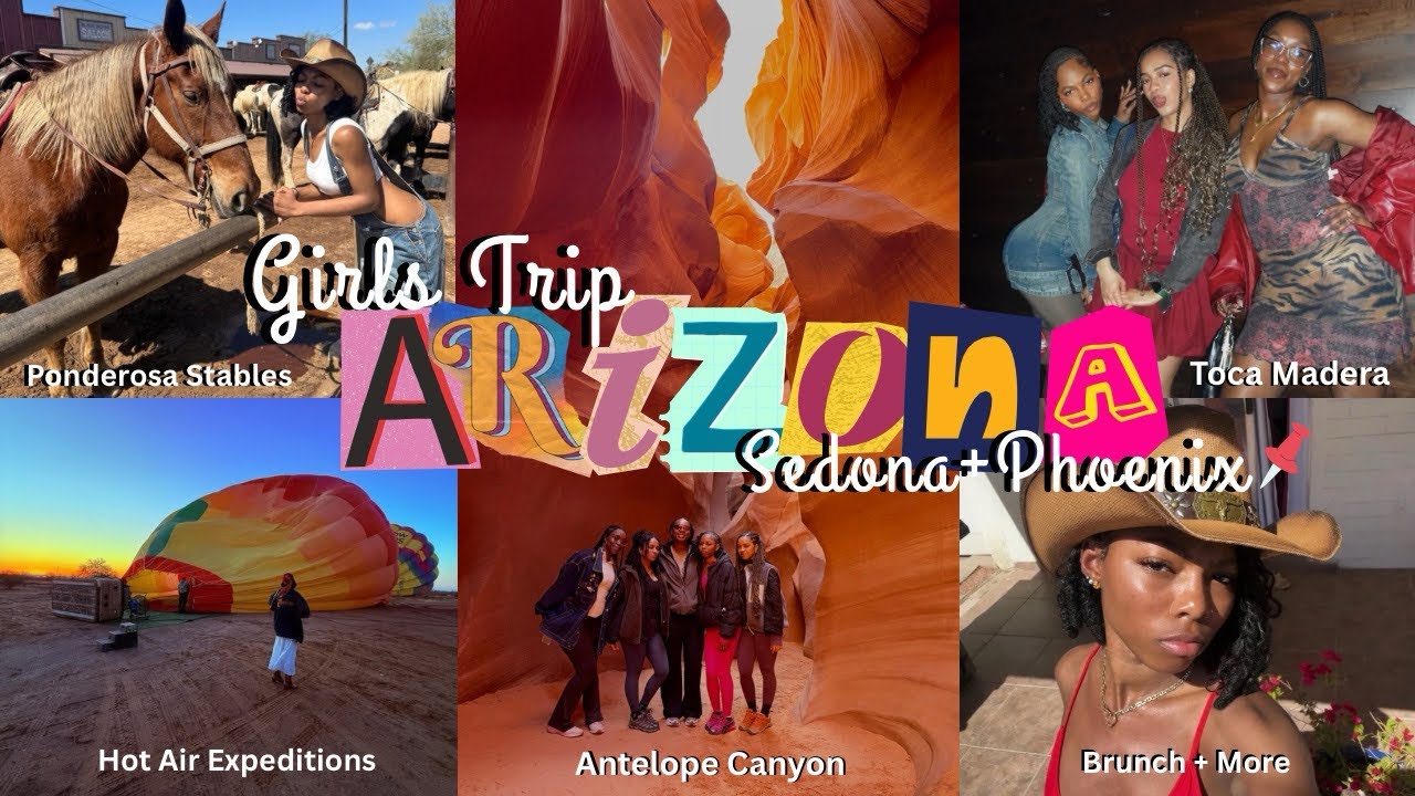 ♡5 DAYS IN ARIZONA VLOG♡ ￼Sedona + Phoenix | Hot Air Balloon, Horseback Riding, Brunch, Hiking etc.
