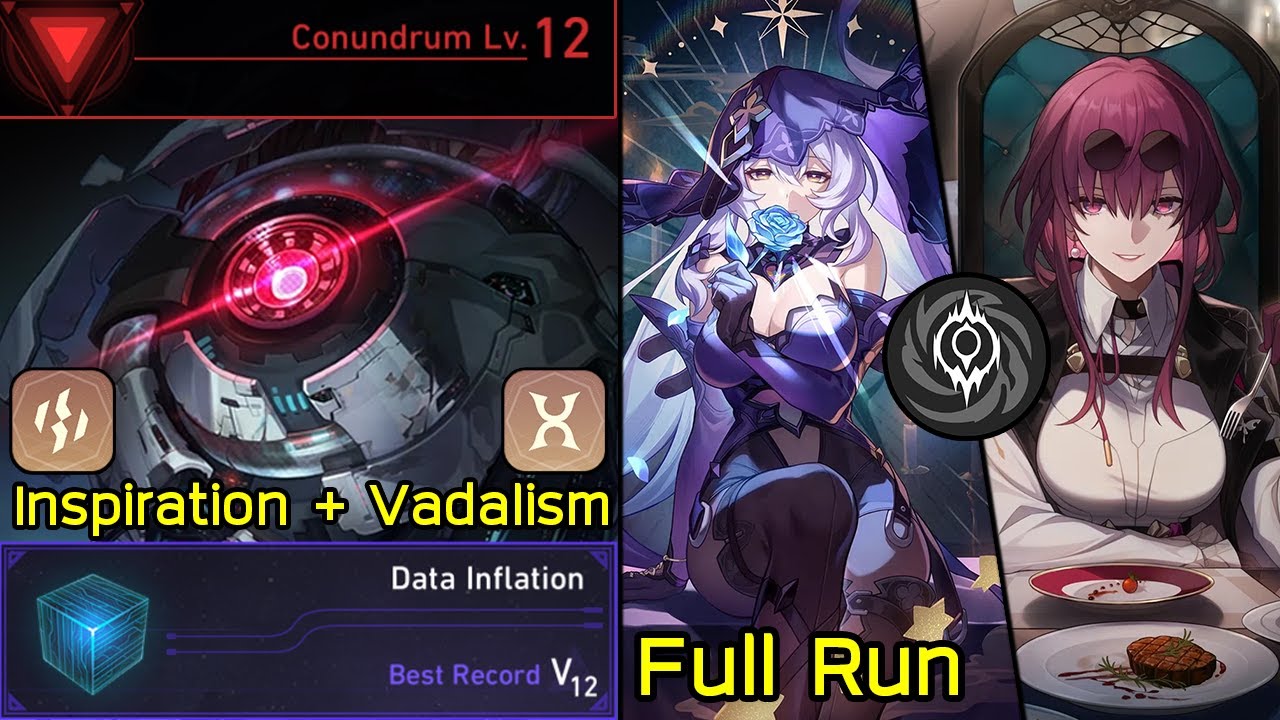 Conundrum Lv.12 Kafka & Black Swan Data Inflation Dice Nihility Path Full Run