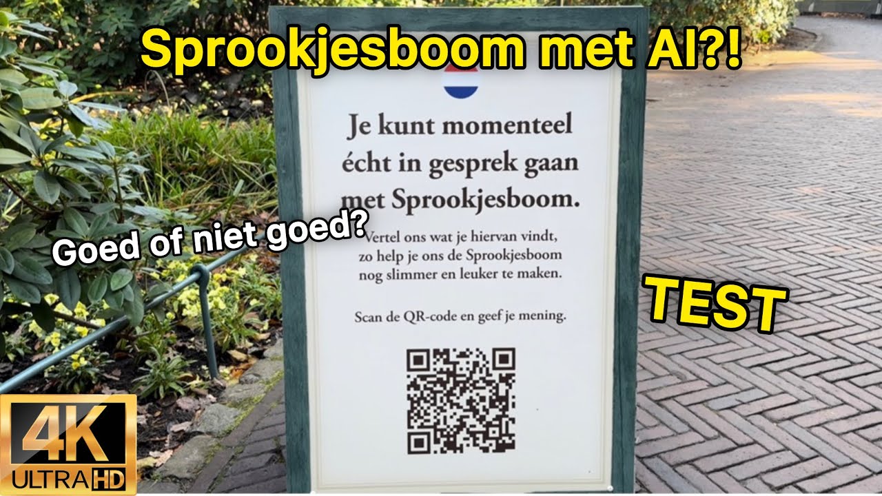 [#Efteling] 🤖 De SPROOKJESBOOM praat met AI?! ~ Test 2025 (Efteling)