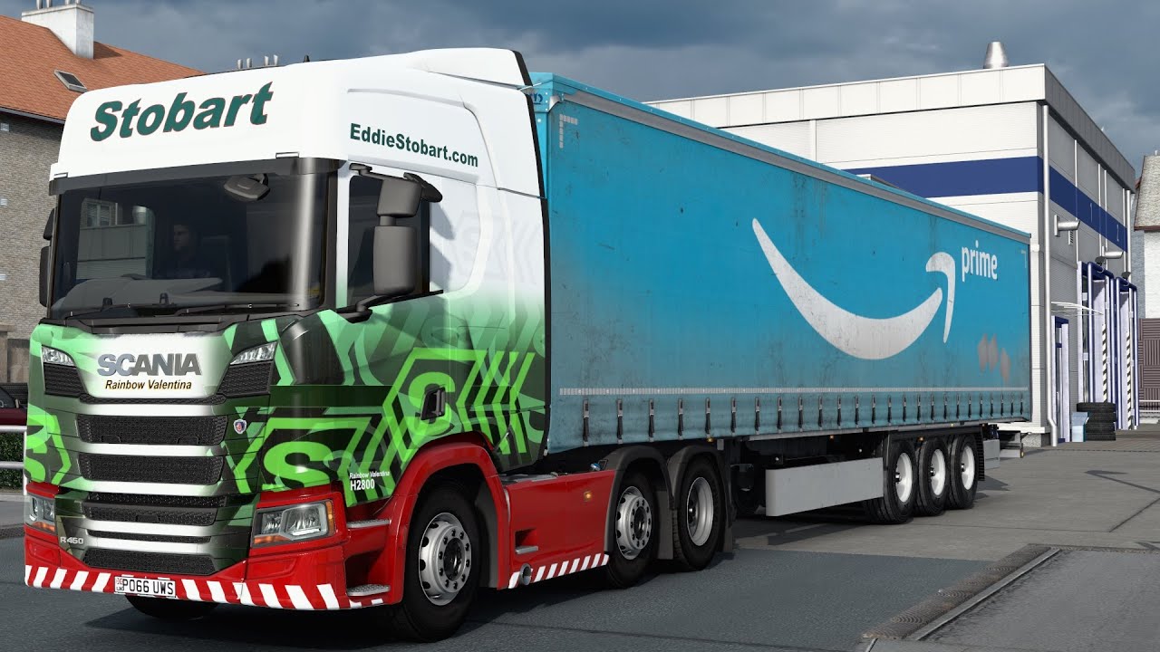 MAX Realism! Eddie Stobart H2800 Rainbow Valentina | Carlisle - Wick