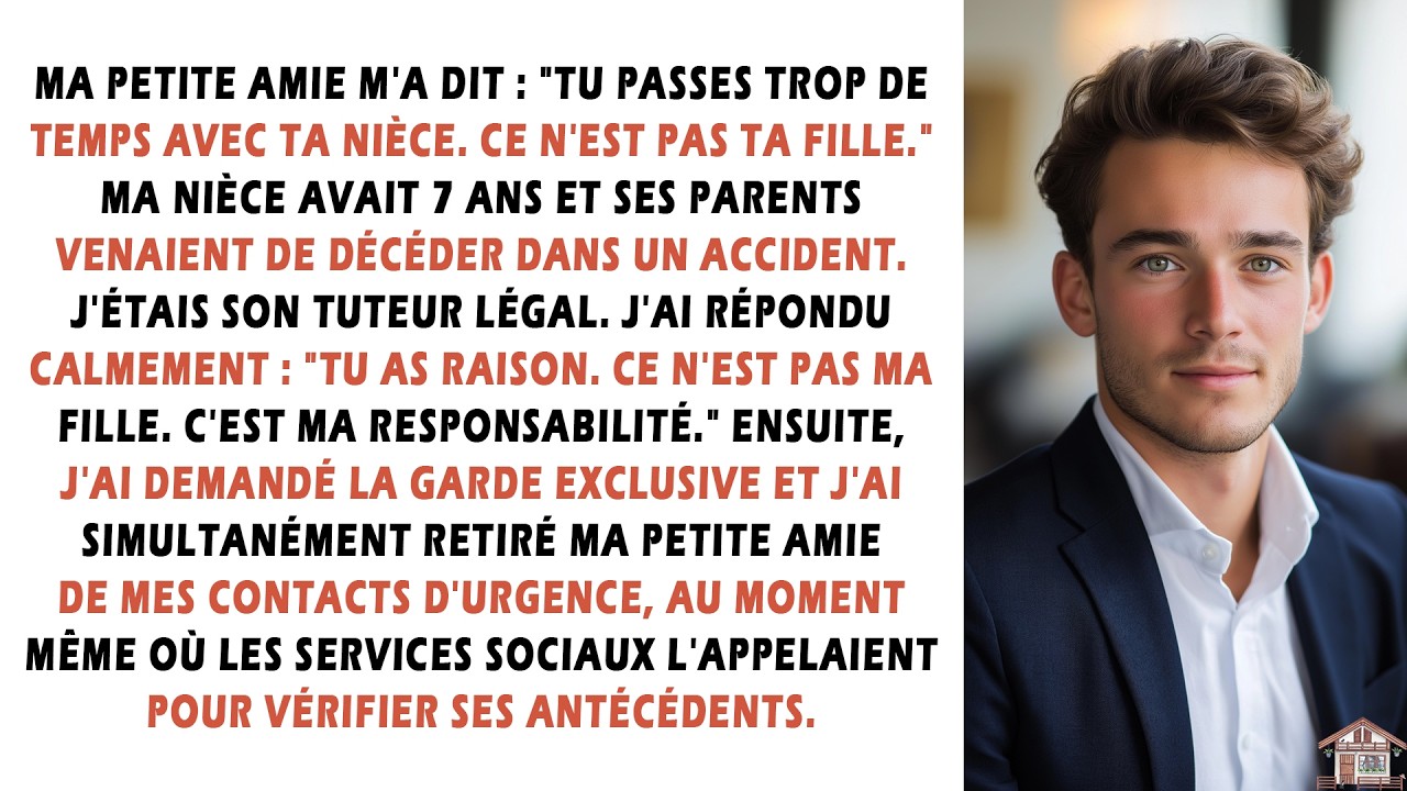 Ma petite amie m'a dit : 