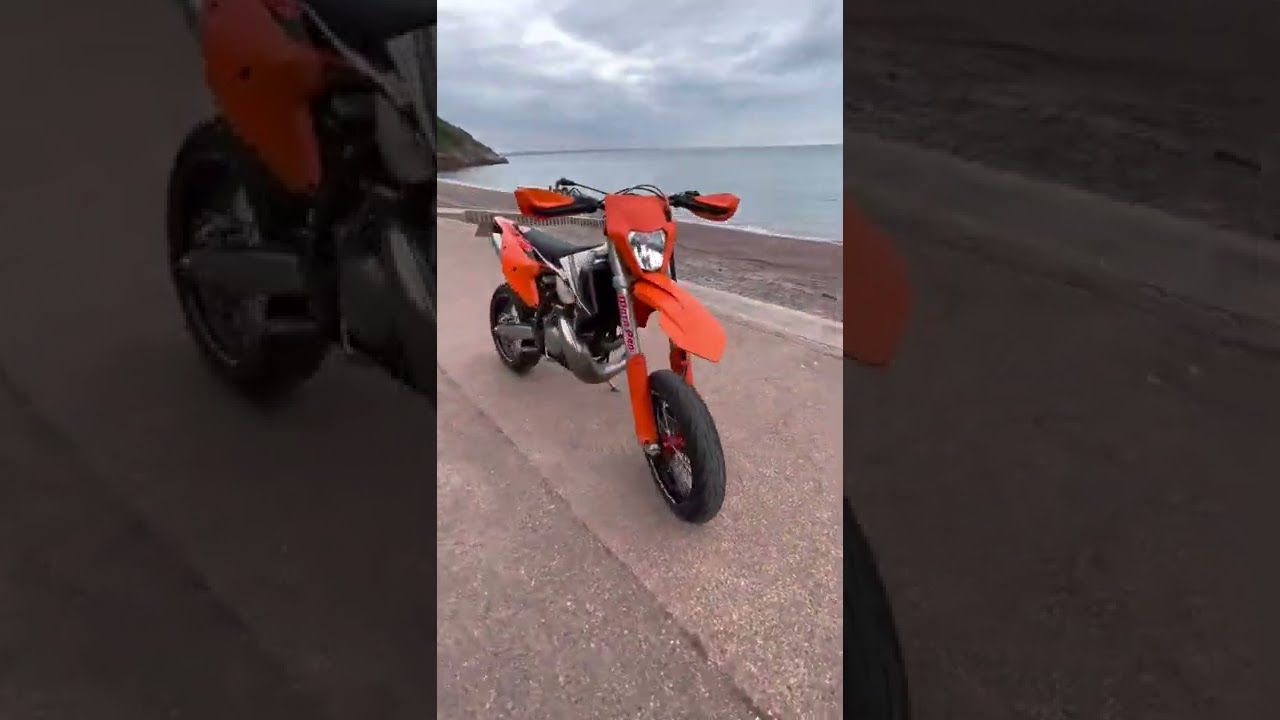 Ktm 250 exc 2017 supermoto 2 stroke with sm pro platinum wheels