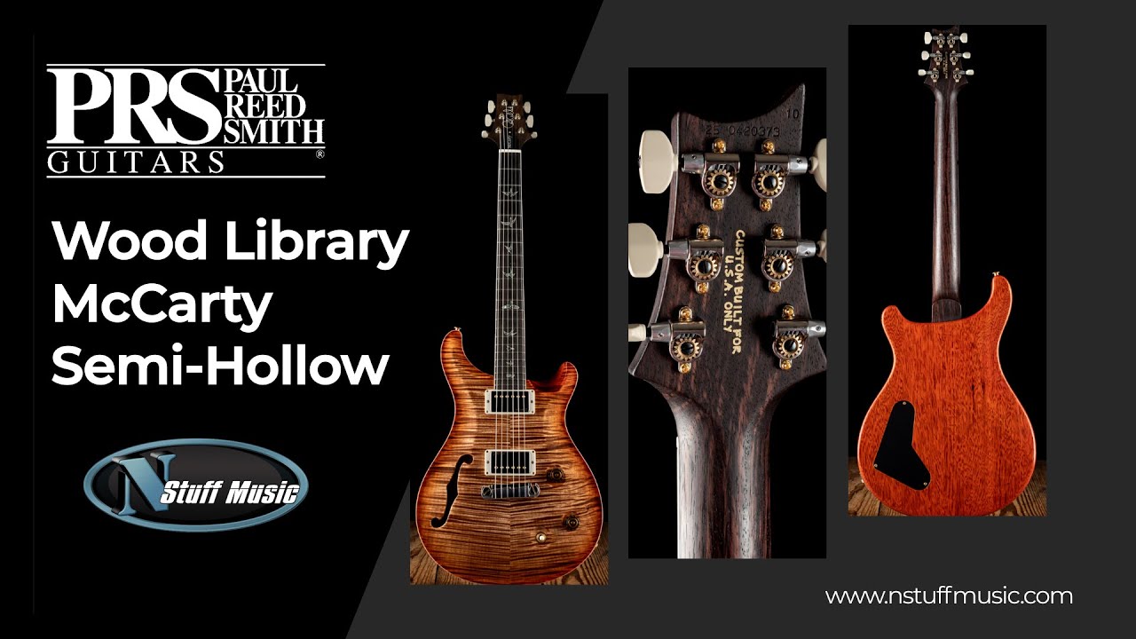 Этот шедевр доведен до 11 баллов! PRS Wood Library McCarty Semi-Hollow - Autumn Sky