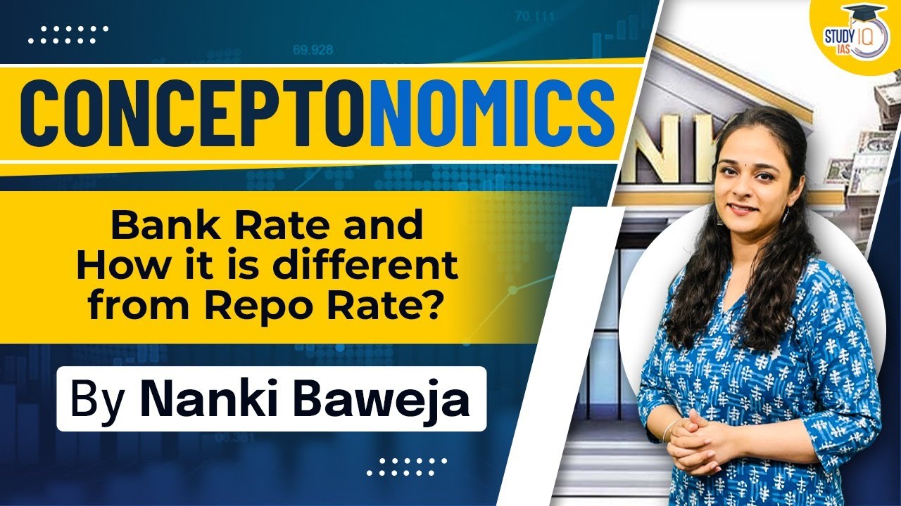 Bank Rate & How it is different from Repo Rate? | Bank rate Vs Repo Rate | Know all about it | UPSC