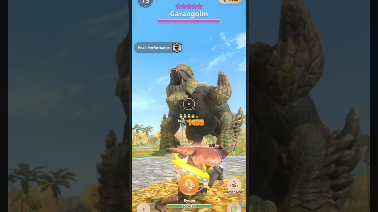 10★ Garangolm vs Stepping Shot Tobi LBG - MHNow #monsterhunter #モンハン #モンハンnow #mhnow #garangolm