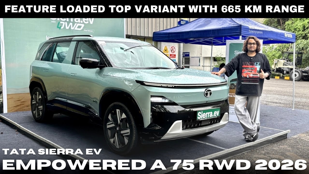 New Tata Sierra EV Empowered A RWD 2026 | FEATURE LOADED TOP MODEL | Full review 😍🔥