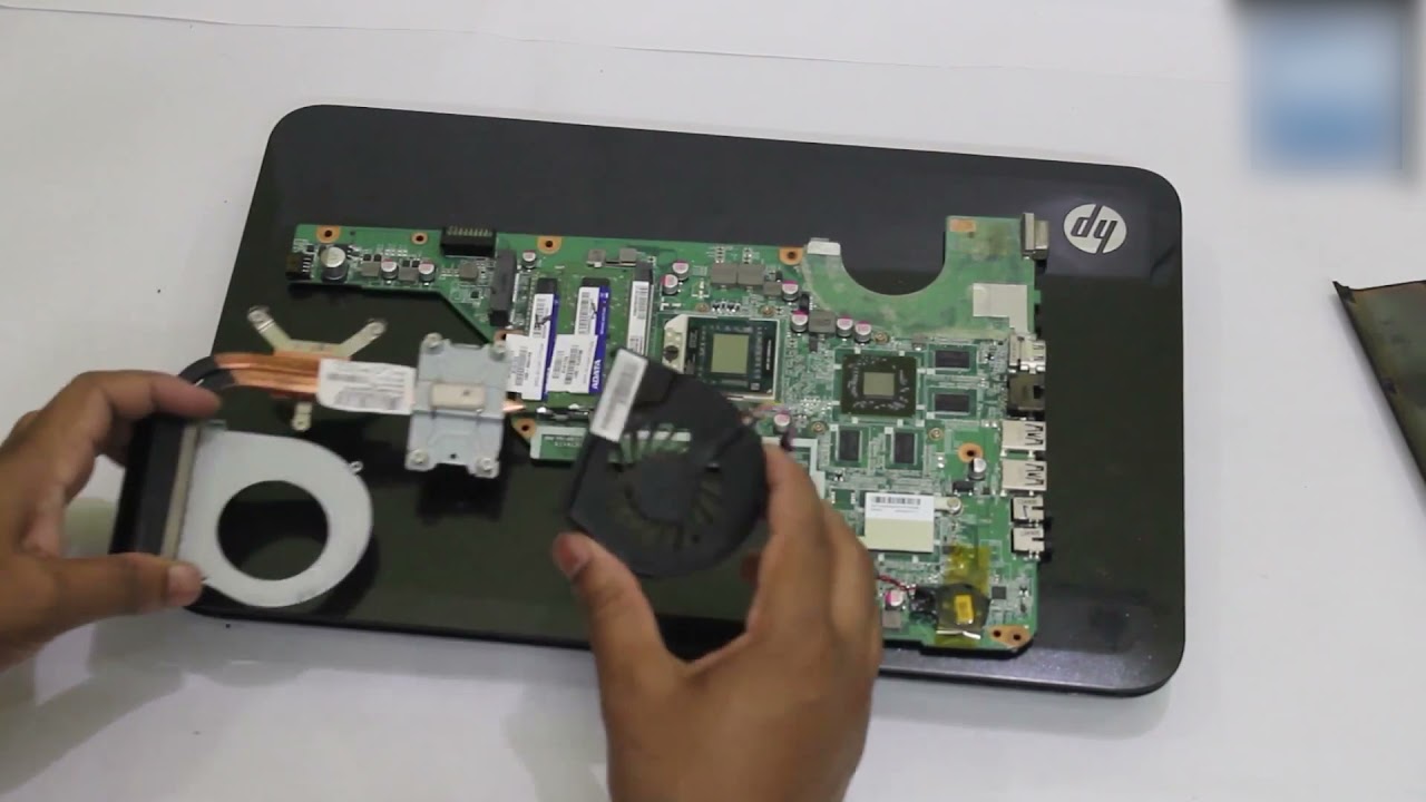 HP Pavilion G6 TearDown | Clean Heat Sink, Change Thermal Paste
