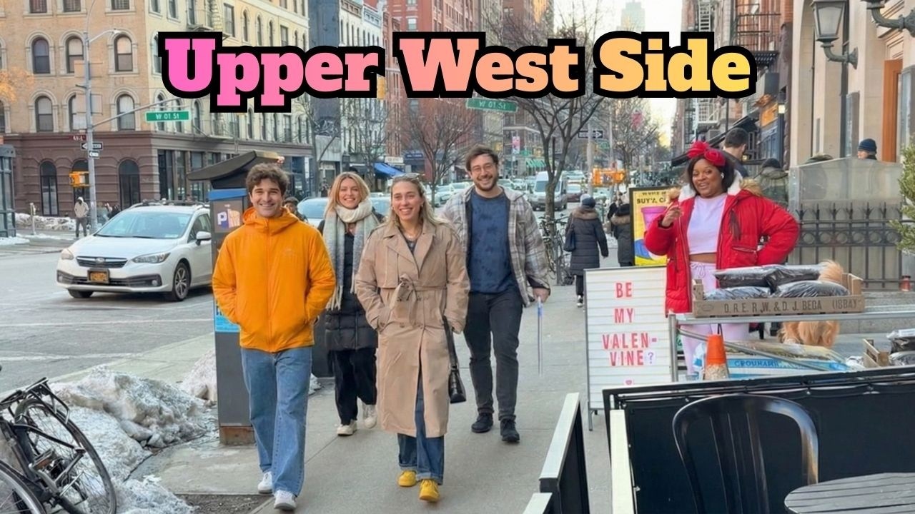 Vibrant Winter Walk in Upper West Side NYC 🗽Cool & Sunny Day [4K] #travel #winter #newyork