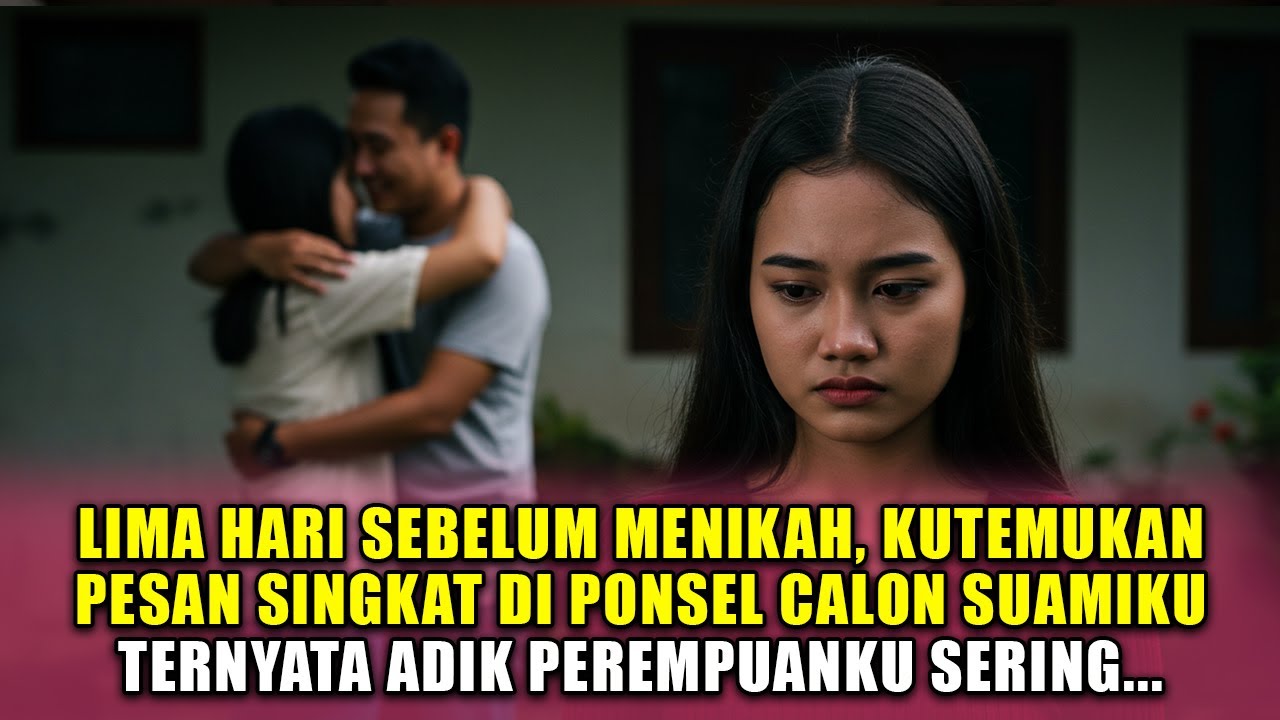 BIKIN LEMAS ❗5 HARI SEBELUM NIKAH, AKU TEMUKAN CHAT RAHASIA TUNANGANKU DENGAN ADIKKU