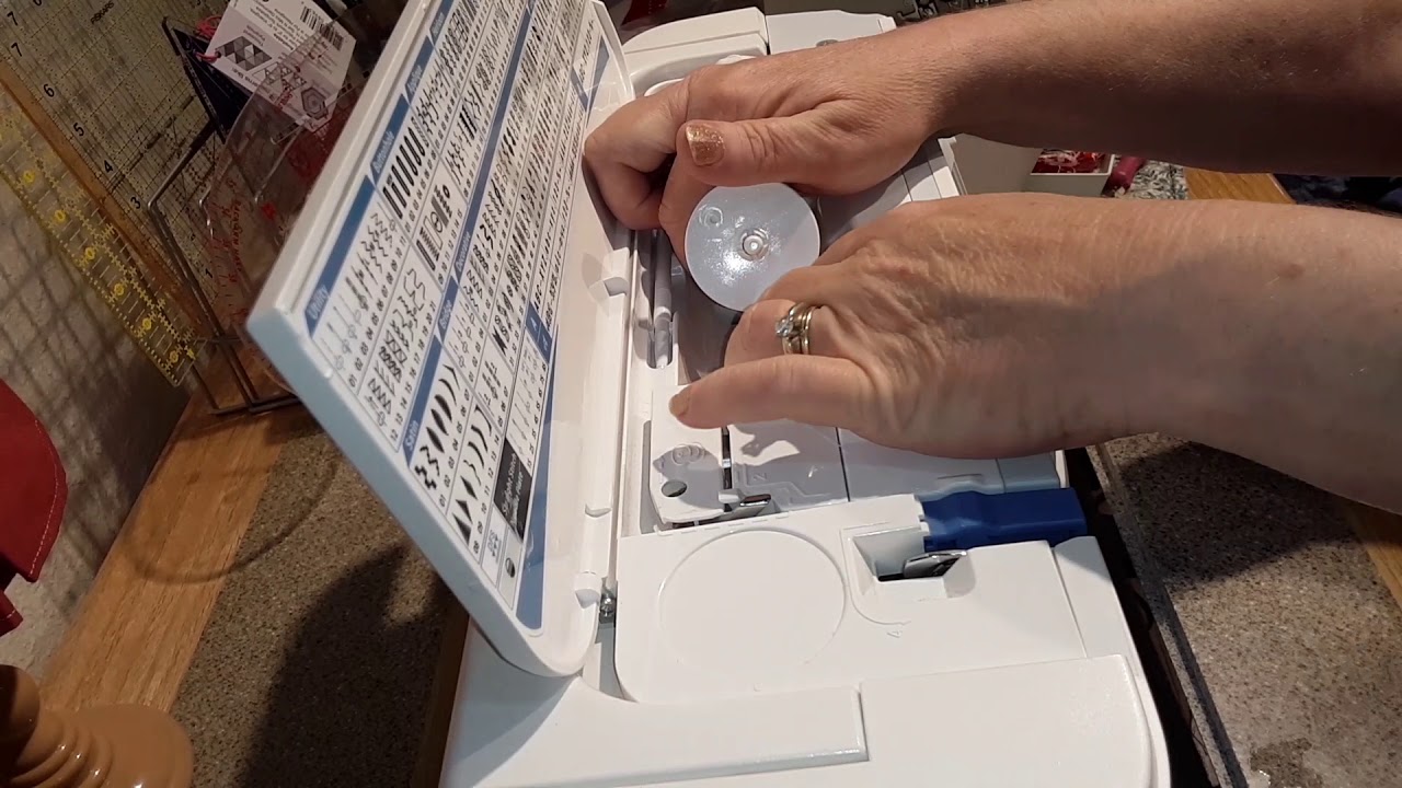 Janome Skyline S7 - Winding a good bobbin - Take 2
