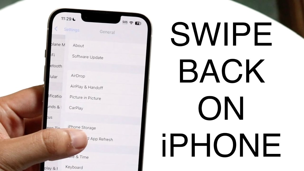 Как сделать свайп/вернуться назад на любом iPhone! (2023)