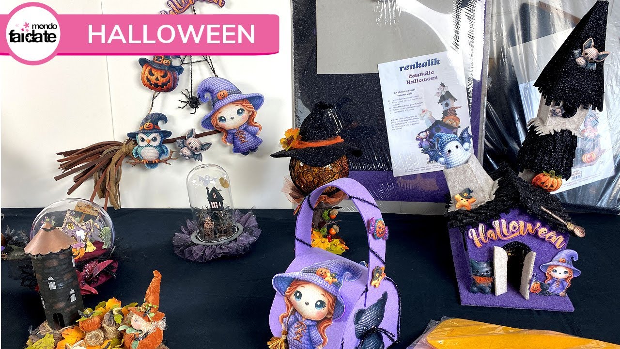 Come creare i personaggi del pannolenci stampato Halloween