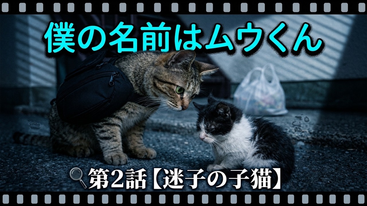 【僕の名前はムウくん】第二話 迷子の子猫 #猫 #cat #aicat #ai猫 #ai  #animation