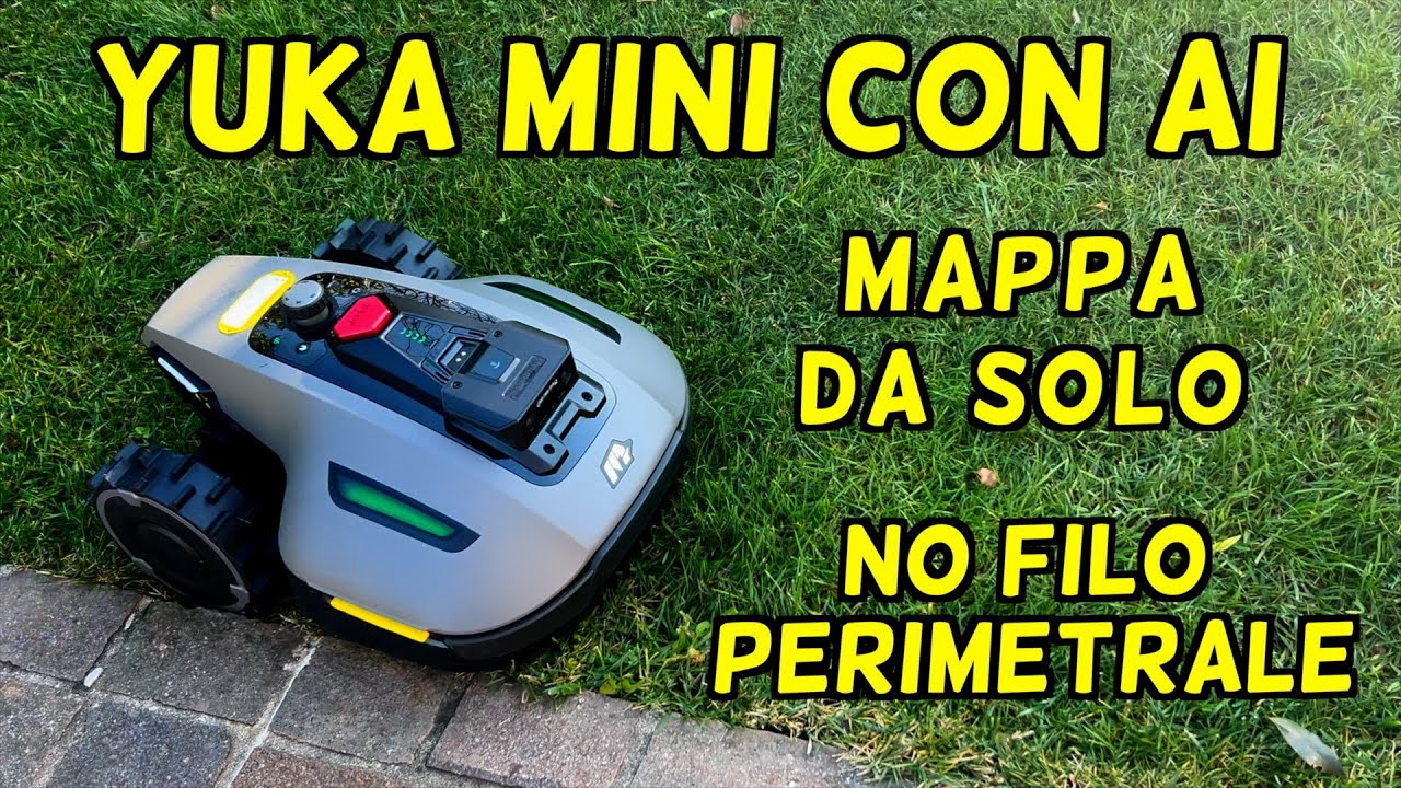 Робот-газонокосилка для всех по цене менее 900 евро!!! MAMMOTION YUKA MINI 800