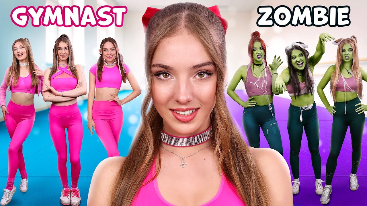Zombiler Jimnastik Turnuvasında! Jimnastikçiler vs Zombiler