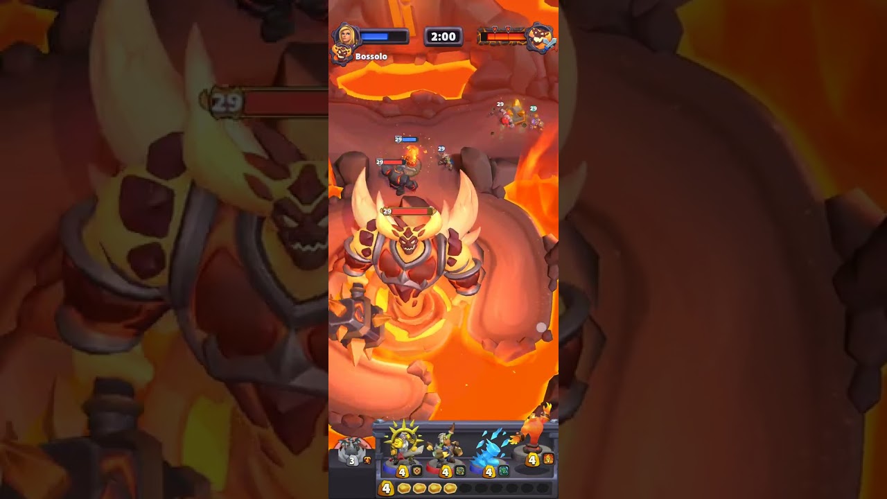 Warcraft Rumble Molten Core : Ragnaros post buff